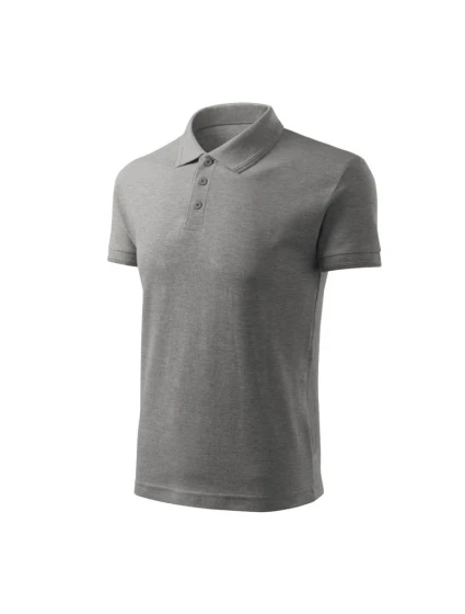 Pánské tričko Pique Polo Free šedý model 20861784 - Malfini Pánské tričko Pique Polo Free šedý model 20861784 - Malfini