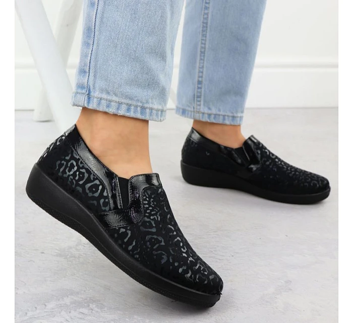 Dámské pohodlné nazouvací boty Unisoft 8910 v maskáčovém provedení