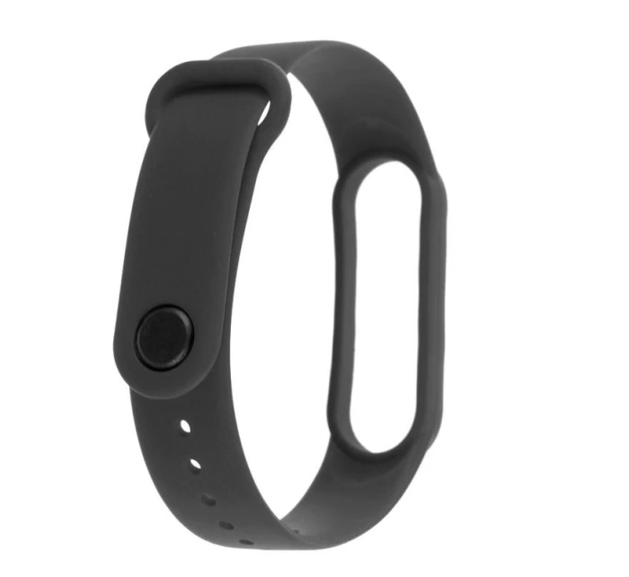 Silikonový řemínek pro Xiaomi 5/6 - černý Silikonový řemínek pro Xiaomi 5/6 - černý