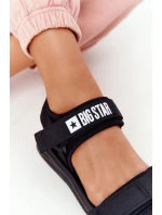 Dámské Sportovní Sandály Big Star model 21556525 Černé - Big Star Shoes Dámské Sportovní Sandály Big Star model 21556525 Černé - Big Star Shoes