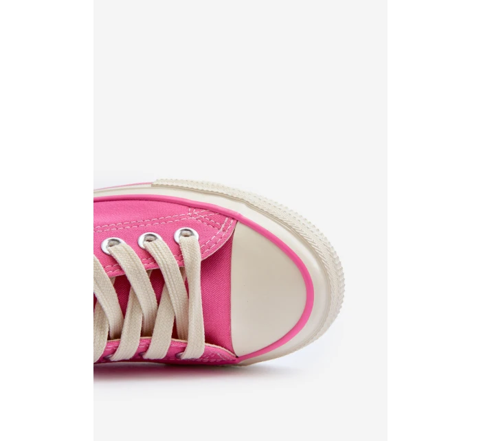 Nízké dámské tenisky Big Star model 21654830 Růžové - Big Star Shoes Nízké dámské tenisky Big Star model 21654830 Růžové - Big Star Shoes