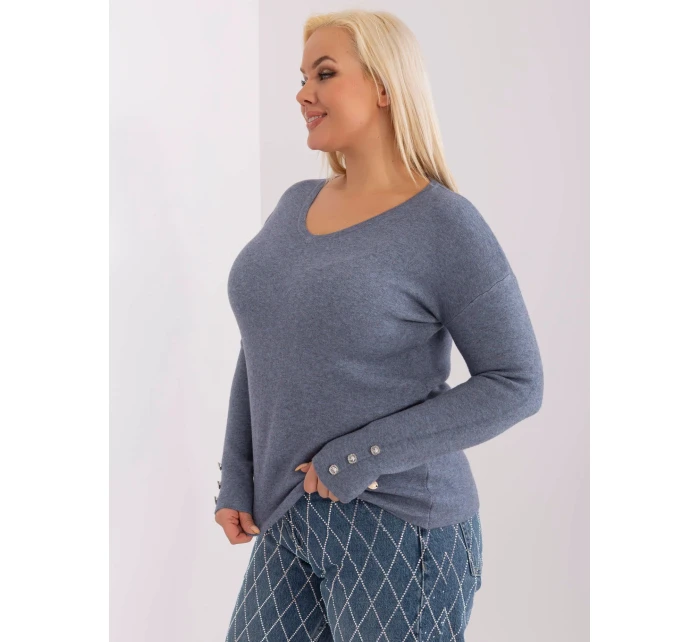 PM SW PM1020 Svetr.12P šedá modrá