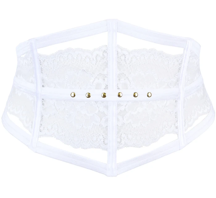 Podvazkový pás V-9792 bílý - Axami