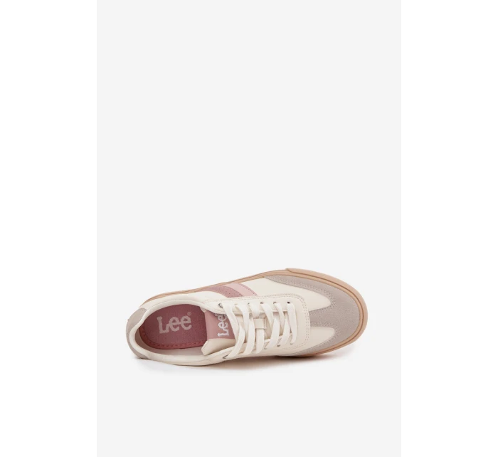 Dámské nízké tenisky LEE Ailani Women Low – ecru bílá Dámské nízké tenisky LEE Ailani Women Low – ecru bílá