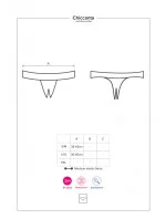 Pikantní kalhotky otevřené  panties  model 8236638 - Obsessive