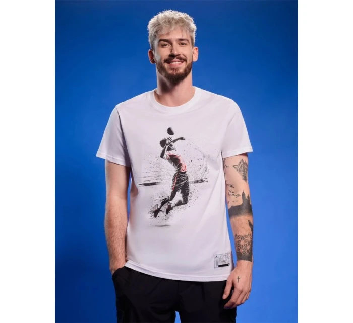 Pánské volejbalové tričko s potiskem model 21756928 - 4F Pánské volejbalové tričko s potiskem model 21756928 - 4F