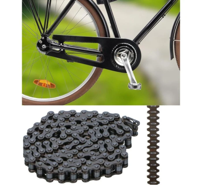 ŘETĚZ NA KOLO 112 ČLÁNKŮ 12,7X3,2 MM 1 ŘADA PŘEVODŮ NA KOLO