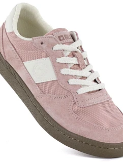 Dámské kožené sportovní polobotky růžové Big Star TT274175