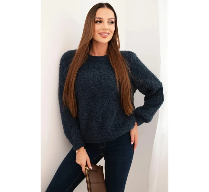 Svetr dámský z měkkého mohairu granátový