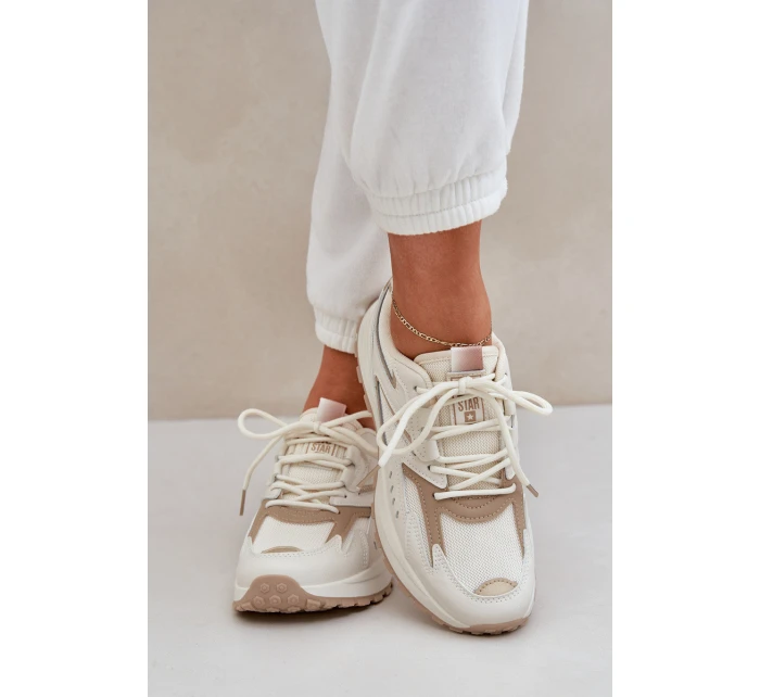 Dámské Sportovní Boty Big Star NN274A096 HI-POLY SYSTEM Béžové Dámské Sportovní Boty Big Star NN274A096 HI-POLY SYSTEM Béžové