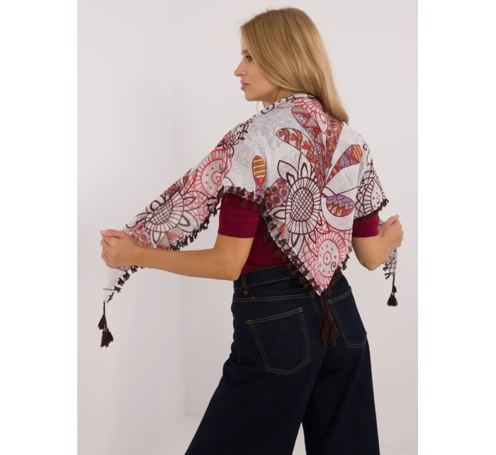 Závoj AT CH EC571.53 tmavě hnědý