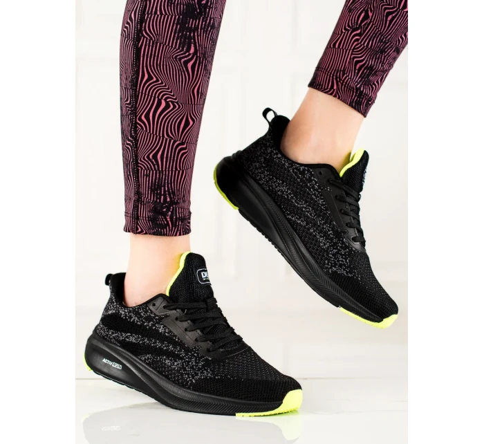 Originální tenisky dámské černé bez podpatku Originální tenisky dámské černé bez podpatku