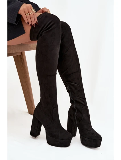 Kozačky na podpatku  model 220717 Step in style