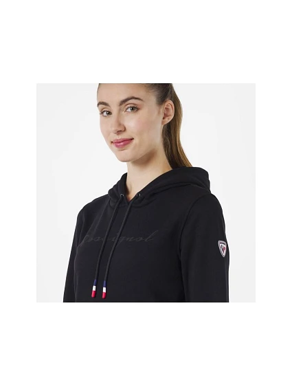 W Logo Sweat Hood model 21451154 black - Rossignol W Logo Sweat Hood model 21451154 black - Rossignol