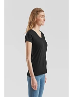 Fruit of the Loom Lady-Fit Iconic 150 V-Neck T Dámské tričko s výstřihem do V 16.1444 red Fruit of the Loom Lady-Fit Iconic 150 V-Neck T Dámské tričko s výstřihem do V 16.1444 red