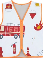 Korntex ACTION Dětská bezpečnostní vesta 76.ACTN silver/fire department