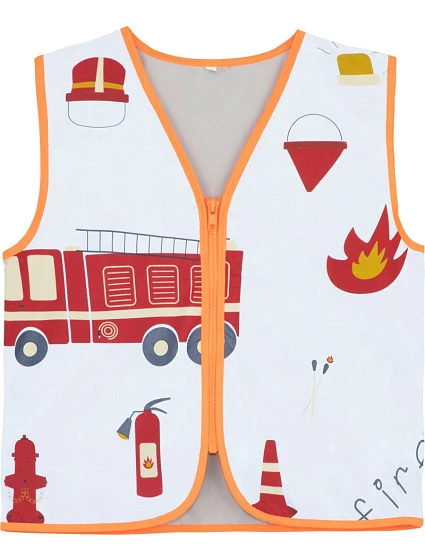 Korntex ACTION Dětská bezpečnostní vesta 76.ACTN silver/fire department Korntex ACTION Dětská bezpečnostní vesta 76.ACTN silver/fire department