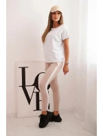 model 21770434 komplet halenka + kalhoty světle růžová - K-Fashion model 21770434 komplet halenka + kalhoty světle růžová - K-Fashion