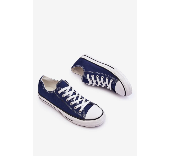 Klasické nízké dámské tenisky námořnická modrá Vegas Klasické nízké dámské tenisky námořnická modrá Vegas