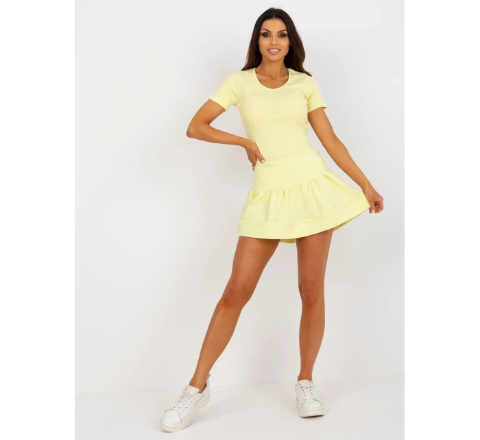 Dámská sukně EM SD HS 20 47.18P světle žlutá - FPrice