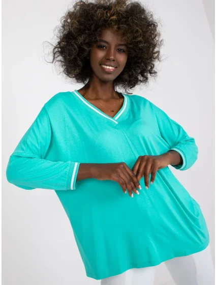 Halenka RV BZ 7805.66P tyrkysová