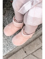 Dětské Teplé Sněhule Semišové Růžové Gooby Dětské Teplé Sněhule Semišové Růžové Gooby