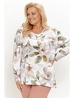 3652 DÁMSKÉ DLOUHÉ PYŽAMO DENISA 2XL–4XL 3652 DÁMSKÉ DLOUHÉ PYŽAMO DENISA 2XL–4XL