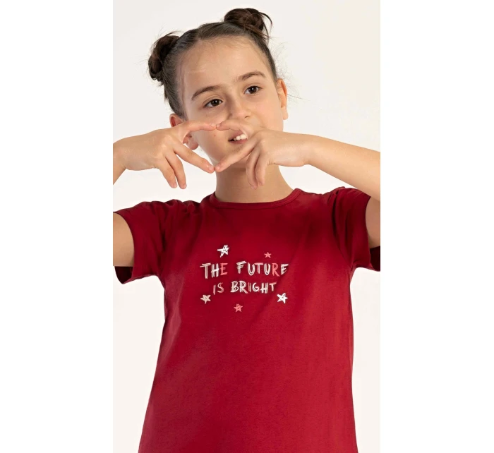 Dětská noční košile s krátkým rukávem Hvězdičky