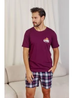 Pánské pyžamo model 21044194 wine - Doctornap