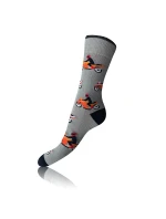 Dárková krabička zábavných crazy ponožek 4 páry CRAZY SOCKS BOX - BELLINDA - modrá Dárková krabička zábavných crazy ponožek 4 páry CRAZY SOCKS BOX - BELLINDA - modrá