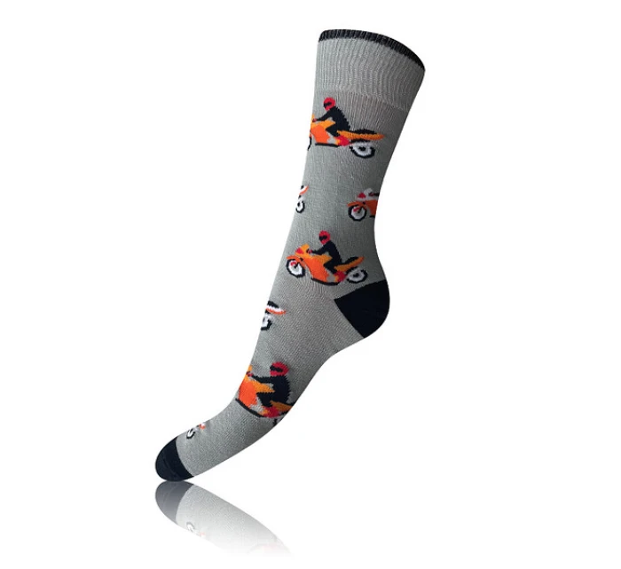 Dárková krabička zábavných crazy ponožek 4 páry CRAZY SOCKS BOX - BELLINDA - modrá Dárková krabička zábavných crazy ponožek 4 páry CRAZY SOCKS BOX - BELLINDA - modrá