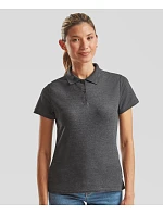 Fruit of the Loom Lady-Fit 65/35 Polo Dámské piqué polo 16.3212 heather grey Fruit of the Loom Lady-Fit 65/35 Polo Dámské piqué polo 16.3212 heather grey