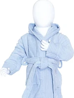 The One Towelling Baby Bathrobe Dětský župan 48.1007 light blue