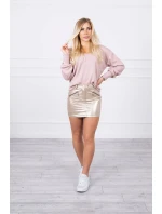 Sukně s ozdobnými model 21752974 béžová - K-Fashion