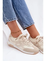 Dámské tenisky model 22099994 béžové - VINCEZA