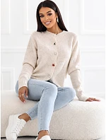 Sweter IR SW model 22550386 jasny beżowy - FPrice Sweter IR SW model 22550386 jasny beżowy - FPrice