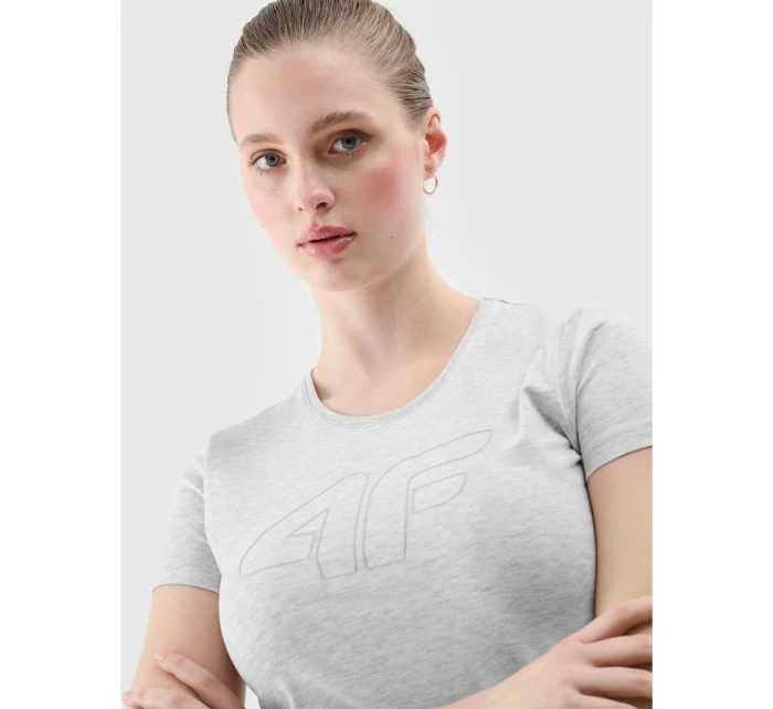 Dámské tričko s logem model 21431579 - 4F Dámské tričko s logem model 21431579 - 4F