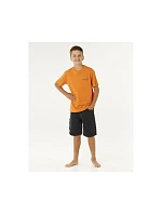 Chlapecké tričko RIP CURL Eternal Shred Art Tee-Boy, oranžové, dětské Chlapecké tričko RIP CURL Eternal Shred Art Tee-Boy, oranžové, dětské