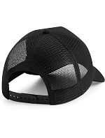 Beechfield B 643 5 panelová kšiltovka "Suede Snapback Trucker" 53.0643 black