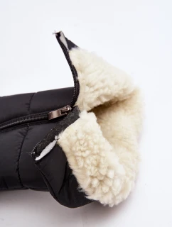 Dámské zateplené sněhule Progress PROGJ-22-136 Černé