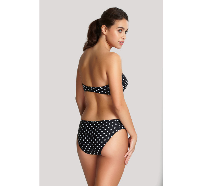 Vrchní díl plavek Swimwear Anya Spot Bandeau Bikini black/white SW1013