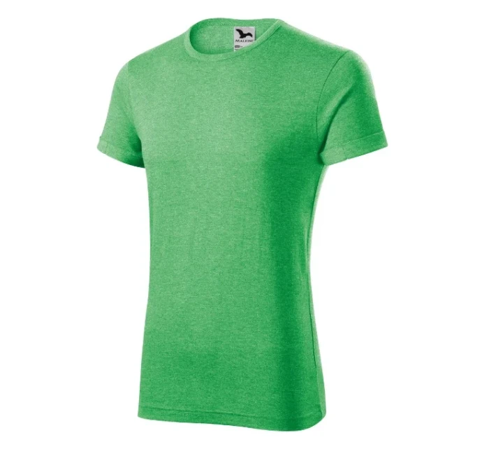 Fusion tričko pánské zelený melír Fusion tričko pánské zelený melír