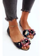 Sandále CK298 černo-růžové - Step in style Sandále CK298 černo-růžové - Step in style