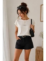 model 22136091 BLOUSE - OFF PINK