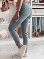 Dámské džínové kalhoty slim fit blue model 21985403 - Dstreet