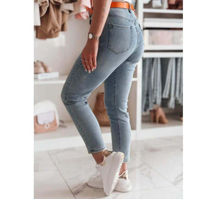 Dámské džínové kalhoty slim fit blue model 21985403 - Dstreet