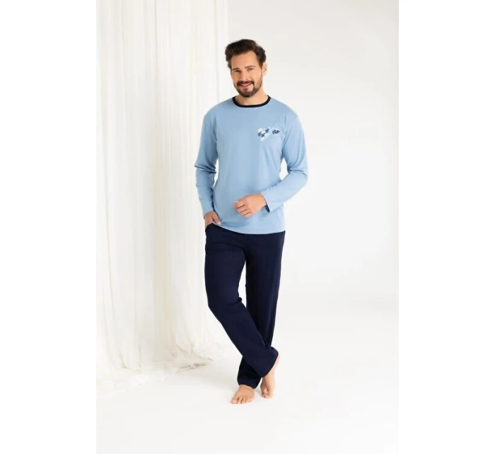 Pyžamo Regina 484 long/r M-XL Z25/26 pánské Pyžamo Regina 484 long/r M-XL Z25/26 pánské