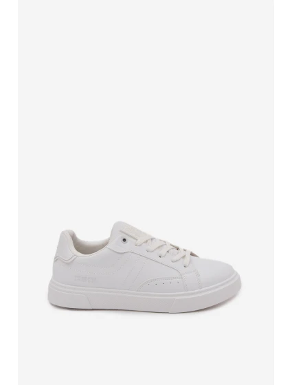 Pánské Tenisky Z Eko Kůže Big Star OO174118 Bílé Pánské Tenisky Z Eko Kůže Big Star OO174118 Bílé
