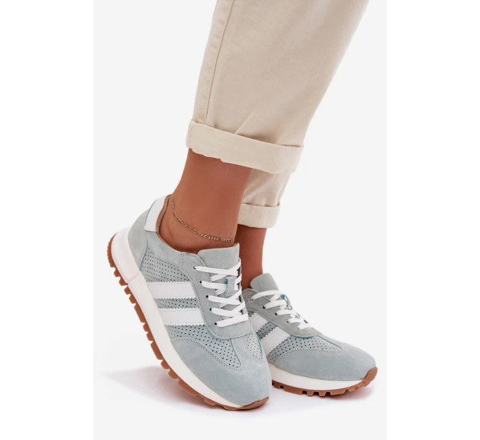 Dámské tenisky z přírodního semiše mátové Marceline Dámské tenisky z přírodního semiše mátové Marceline