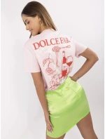 T shirt model 21153771 jasny różowy - FPrice